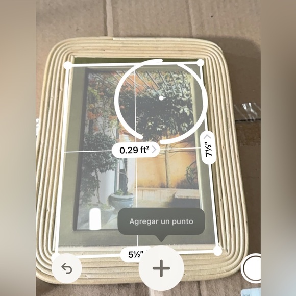 The Jungalow Beige Rattan Photo Frame with Glass (2Pack) 10x8 - NEW - Picture 3 of 3